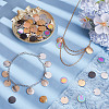100Pcs 5 Colors 304 Stainless Steel Charms STAS-AR0002-60-4