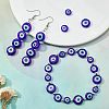  3Strands 3 Style Handmade Evil Eye Lampwork Beads Strands LAMP-NB0001-44-3