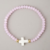 Bohemian Glass Beads Stretch Bracelets KO2121-3-1