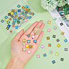 DICOSMETIC Mosaic Printed Glass Cabochons GGLA-DC0001-03A-3