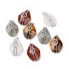 Natural Mixed Gemstone Pendants G-H279-04P-1