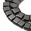 Electroplated Non-magnetic Synthetic Hematite Beads Strands G-C106-B02-14B-3