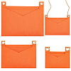 3Pcs 3 Style Felt Bags Organizer Insert PURS-WR0006-87C-1