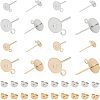 304 Stainless Steel Stud Earring Findings STAS-UN0015-23-1