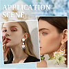 12Pcs 2 Colors 304 Stainless Steel Stud Earring Findings STAS-SP0001-89A-4