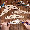 Rubber Wood Carved Onlay Applique DIY-WH0622-407A-3