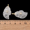 Natural Quartz Carved Pendants G-H357-05G-09-2