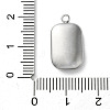 304 Stainless Steel Acrylic Pendants STAS-M091-02C-P-3