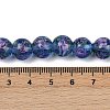 Handmade Glod Sand Lampwork Beads Strands LAMP-B028-03I-10mm-4