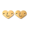 Ion Plating(IP) 304 Stainless Steel Connector Charms STAS-C081-04G-L-1