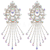 Glass Rhinestone Tassel Cabochons FIND-WH20008-30B-1