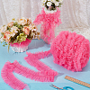 Polyester Wrinkle Lace Ribbon OCOR-WR0001-94A-4
