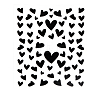 3D Black Transfer Stickers Decals MRMJ-R090-59-DP3213-1