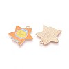Halloween Theme Alloy Enamel Pendants ENAM-T022-54G-07-2