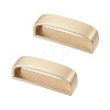 Unicraftale 2Pcs Brass Loop Keepers FIND-UN0002-55A-1