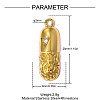 304 Stainless Steel with Crystal Rhinestone Pendants RB-OY001-03G-02-2