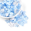 Transparent & Opaque Acrylic Beads TACR-T028-26D-1