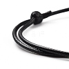 Adjustable Korean Waxed Polyester Cord Braided Bead Bracelets BJEW-JB05324-01-3