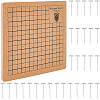 Square Cork Cotton Rope Knitting Board AJEW-WH20017-87A-7