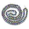 Electroplate Non-magnetic Synthetic Hematite Beads Strands G-S352-34-2