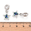 Rack Plating Alloy European Dangle Charms MPDL-N039-048-3
