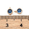 Brass Micro Pave Cubic Zirconia Charms KK-Z089-11KCG-02-3