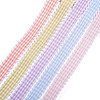 25 Yards 5 Colors Polycotton(Polyester Cotton) Ribbon OCOR-TAC0030-02B-3