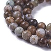 Natural African Opal Beads Strands G-P181-05-6mm-3
