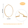 304 Stainless Steel Big Hoop Earrings EJEW-UN0001-38G-5