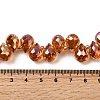 Electroplated Glass Beads EGLA-K062-01B-HP05-4