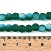 Frosted Transparent Glass Beads Strands LS-GLAA-T032-T6mm-MBB21-4