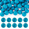 50Pcs Food Grade Eco-Friendly Silicone Beads SIL-TADJ0001-03H-2