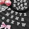 52Pcs 26 Styles PVC Plastic Cabochons FIND-CJ0002-58-5