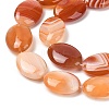 Natural Striped Agate/Banded Agate Beads Strands G-Q182-01D-4