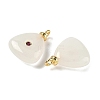 Natural White Jade Pendants G-H328-04G-C11-2