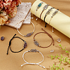 8Pcs 4 Colors 304 Stainless Steel Macrame Pouch Bracelet Making for Stone Holder AJEW-PH0011-84-5