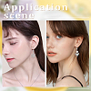 16Pcs Brass Cubic Zirconia Earring Hooks KK-BBC0027-64P-5