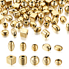 100Pcs 10 Style UV Plating Acrylic European Beads PACR-FW0001-01-2