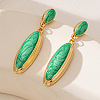 Alloy Enamel Dangle Stud Earrings FS-WG80632-02-1