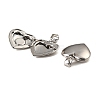 Floral Embossed Brass Locket Pendants KK-CBA7157-03P-3