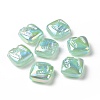 Rainbow Iridescent Plating Acrylic Beads LS-OACR-A010-06B-3