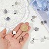 12Pcs 304 Stainless Steel Cuff Earrings EJEW-HS0001-28P-3