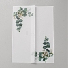 Leaf Pattern Parchment Paper Envelopes DIY-WH20012-04-1