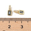 Brass Micro Pave Cubic Zirconia Charms X-KK-Q039-04B-G-3