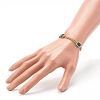 Rectangle with Glass Link Bracelets BJEW-JB06275-02-3