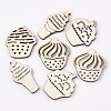 Unfinished Wooden Cabochons WOOD-T011-10-1