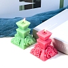 Flower pedestal Shape Flower Silicone Molds PW-WG72A00-01-5