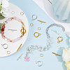 60Pcs 2 Colors Tibetan Style Alloy Toggle Clasps FIND-SP0001-24-4
