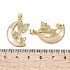 Brass Micro Pave Cubic Zirconia Pendants KK-U070-03C-G-3