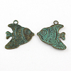 Zinc Alloy Pendants X-PALLOY-R065-050-LF-1